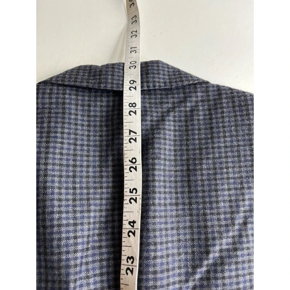 Hugo Boss Hutch3 Men 38R Blazer Wool Check Suit Jacket Coat